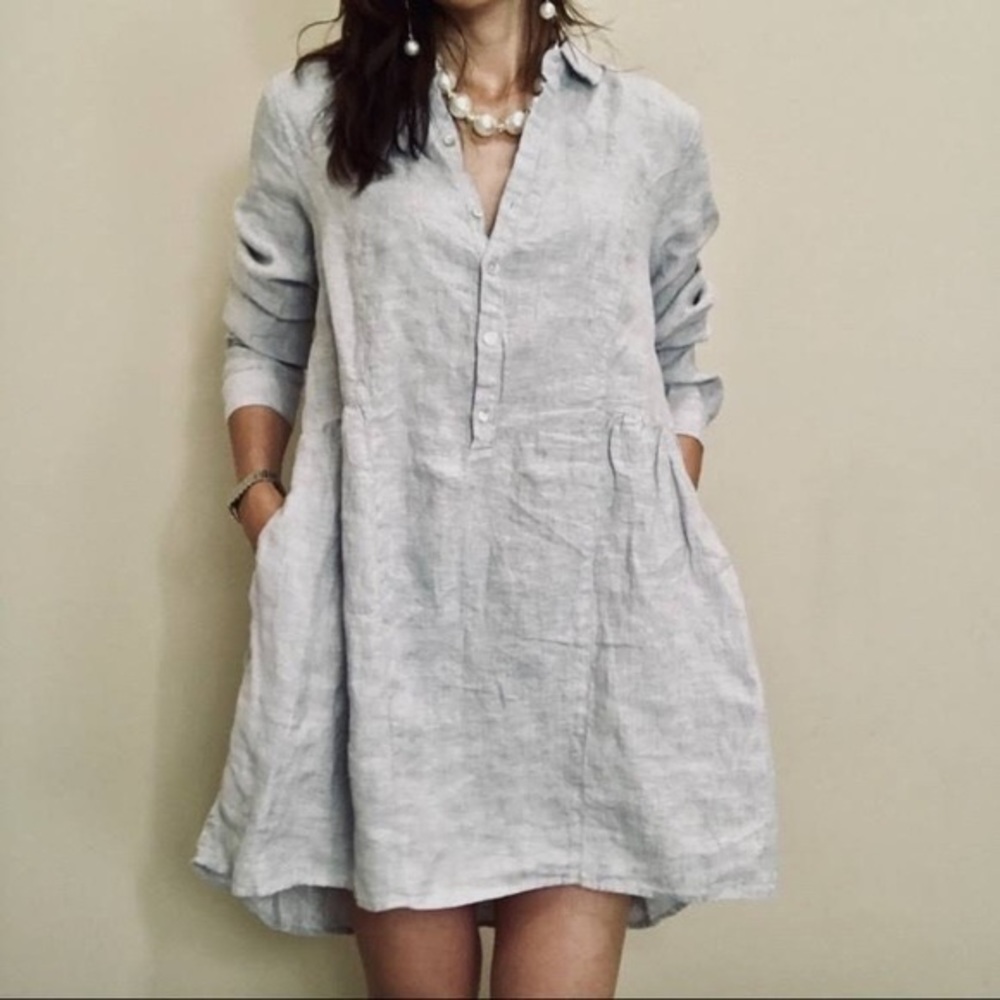 NWT Halston Lennon Shirt Dress
